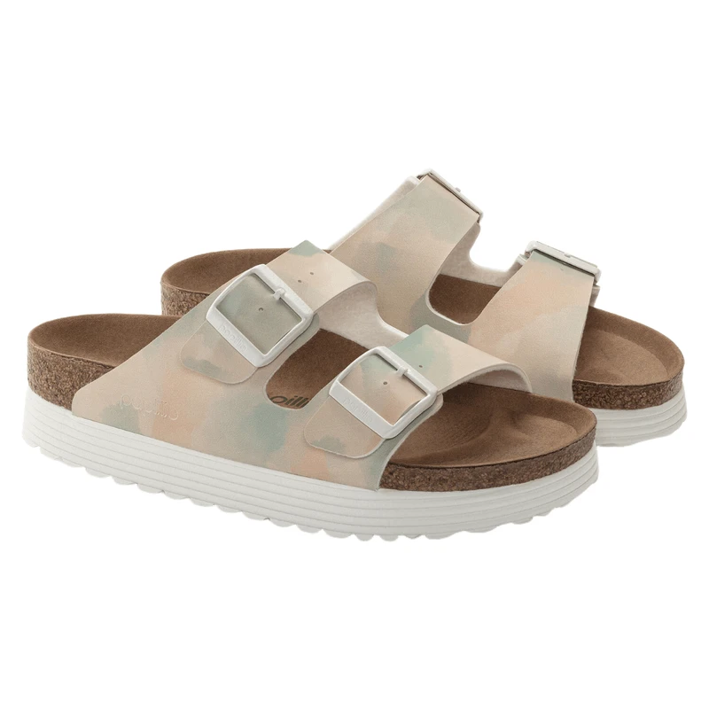 Birkenstock Arizona Platform Vegan Birko-Flor Sandal - Women's - Image 2
