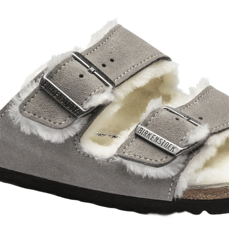 Birkenstock Arizona Shearling Sandal - Women's - Image 4